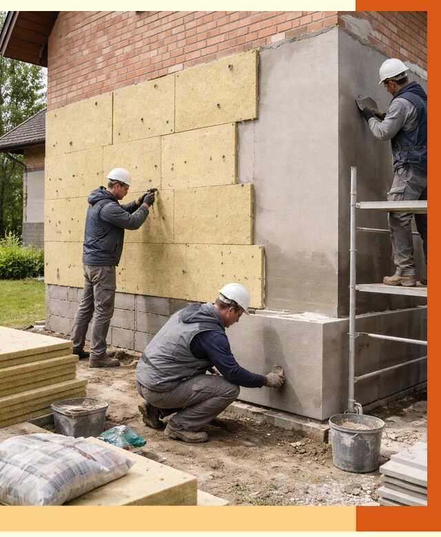 Утепление частного дома в Кирове под ключ от 7624 руб/м2 — недорого | ТепломастерКро