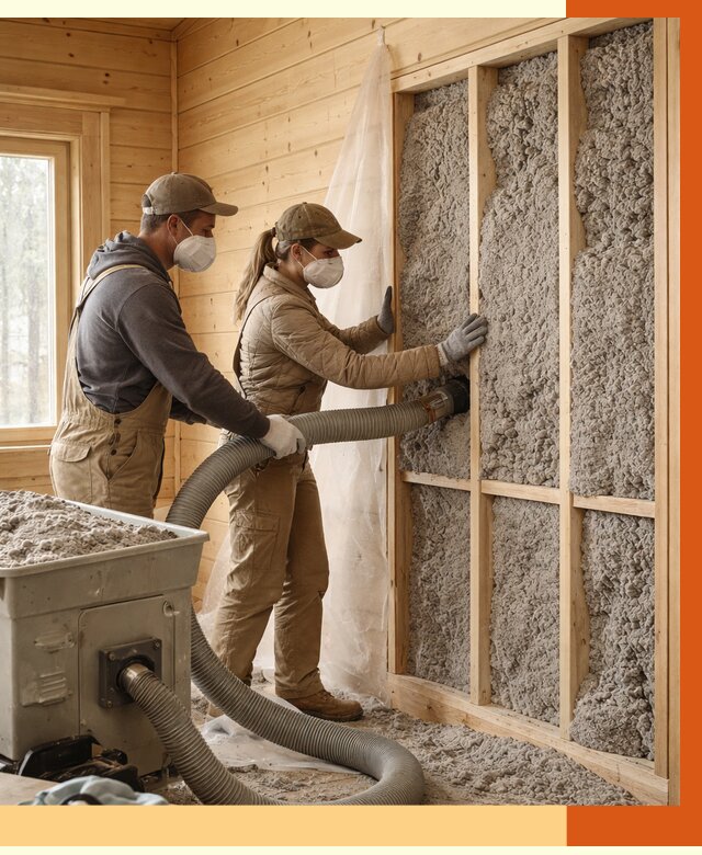 Утепление дачного дома эковатой в Кирове от 1474 руб./м2 — комплексно, ТепломастерКро