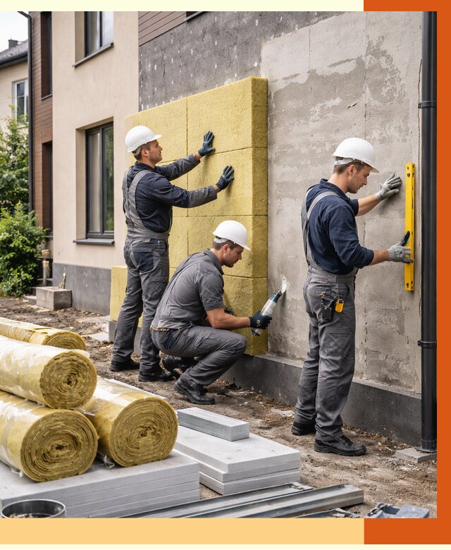 Утепление таунхауса в Кирове от 7319 руб/м2 — комплекс под ключ | ТепломастерКро