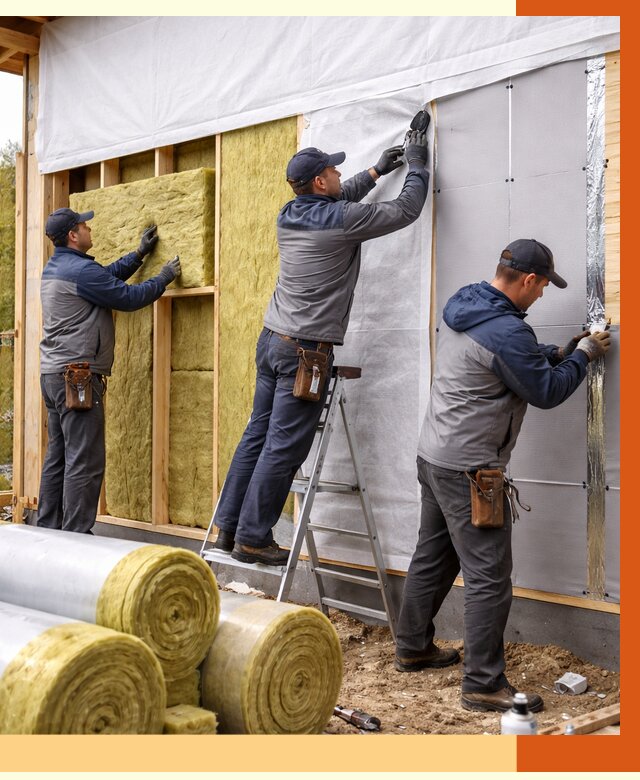 Утепление каркасного дома в Кирове от 4269 руб./м2 — профессионально | ТепломастерКро