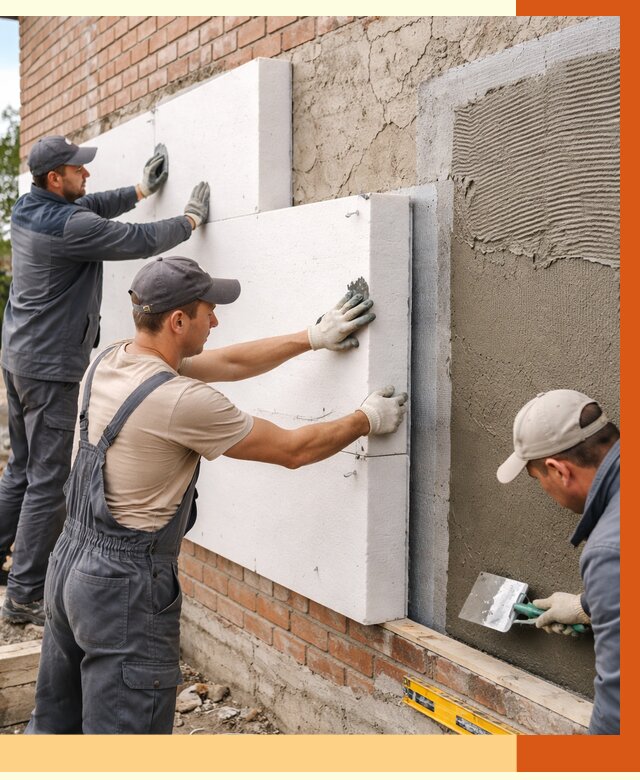 Утепление кирпичного дома в Кирове от 4269 руб. под ключ | ТепломастерКро