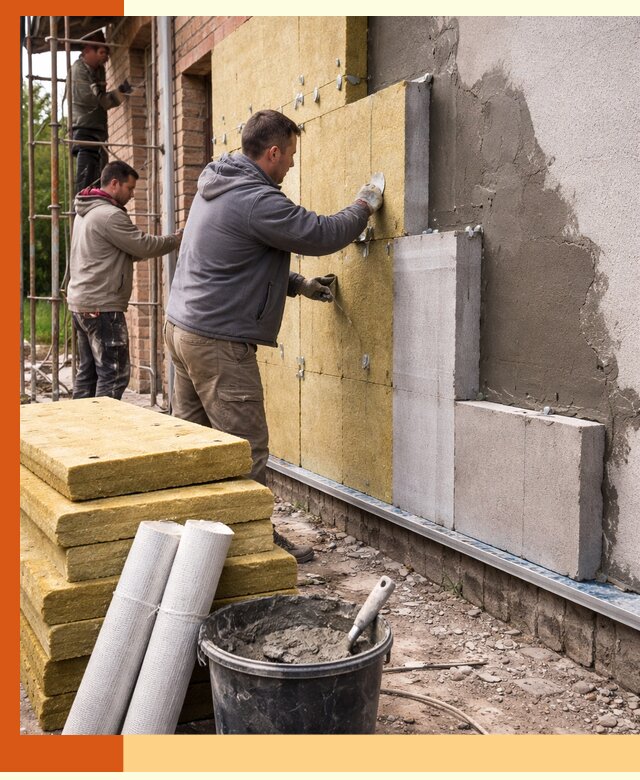 Утепление кирпичного дома под ключ в Кирове