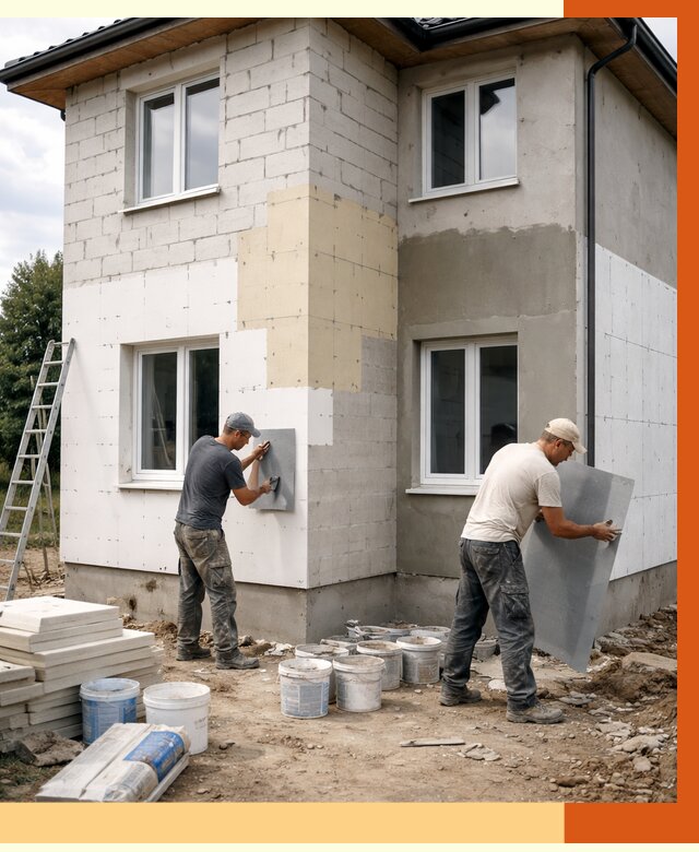 Утепление дома из газобетона в Кирове от 4269 руб./м² — заказать у ТепломастерКро