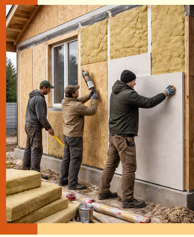 Профессиональное утепление дома из SIP-панелей в Кирове