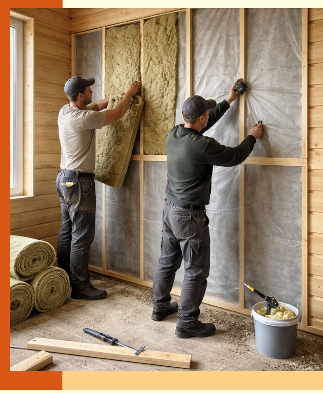 Утепление дома из минибруса в Кирове: комплексные теплоизоляционные работы