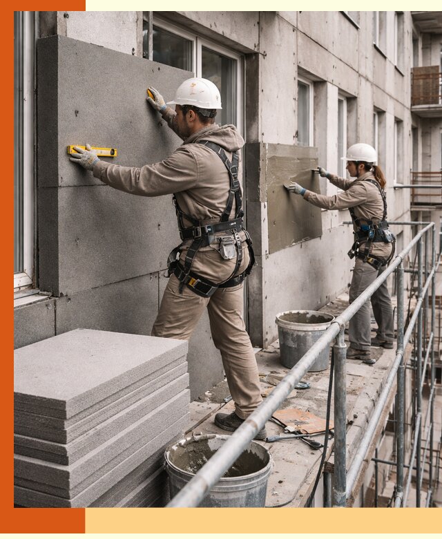 Утепление квартиры снаружи под ключ в Кирове