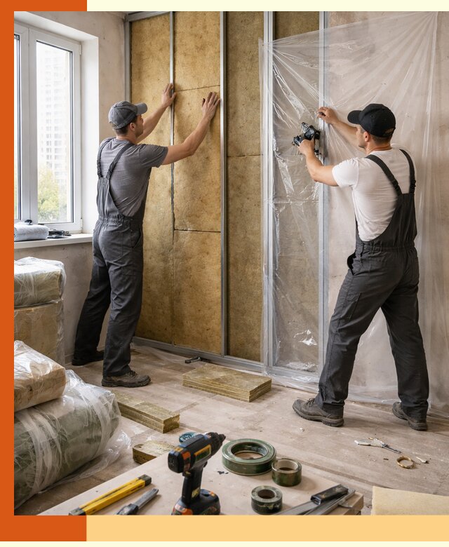 Утепление квартиры изнутри профессионально в Кирове