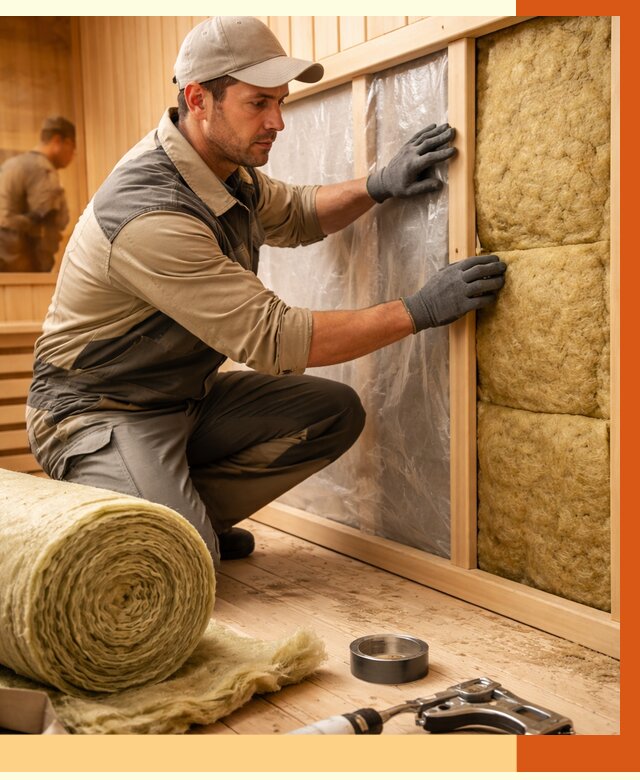 Утепление сауны изнутри в Кирове от 6607 руб. за м2 | ППУ, под ключ — ТепломастерКро