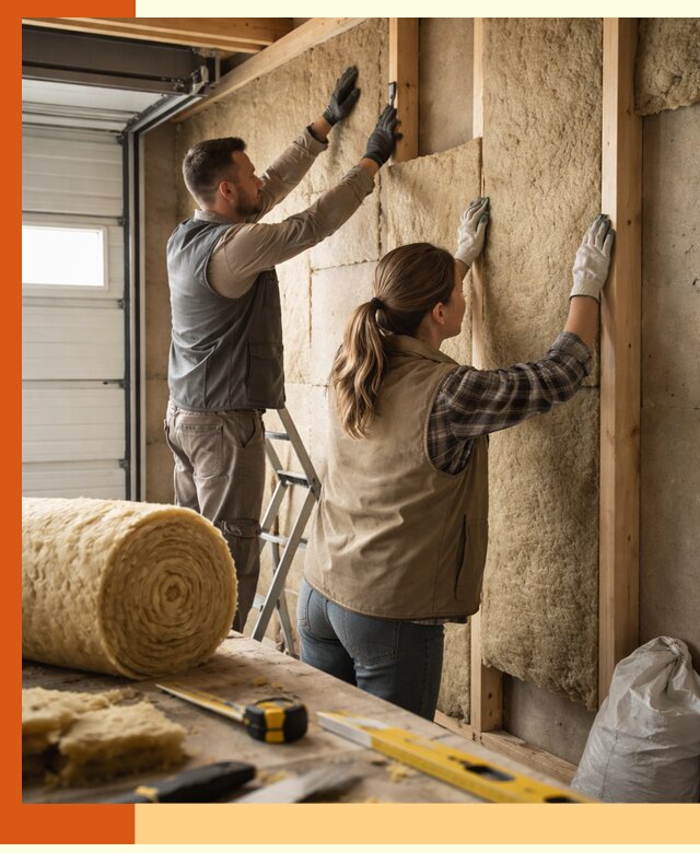 Утепление гаража изнутри в Кирове: быстро и надежно