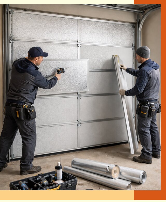 Утепление гаражных ворот в Кирове от 7980 руб/м2 — надежно и быстро | ТепломастерКро