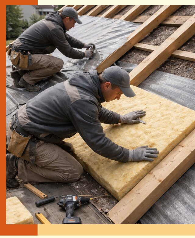 Профессиональное утепление крыши в Кирове качественно и надежно