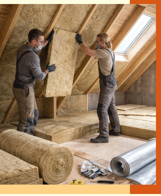 Утепление мансарды минватой в Кирове от 4269 руб./м2 — монтаж и пароизоляция | ТепломастерКро