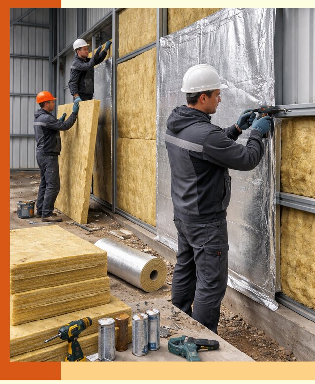 Утепление металлического ангара профессионально в Кирове