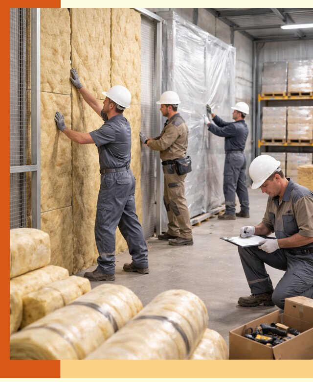 Утепление склада готовой продукции в Кирове качественно и быстро