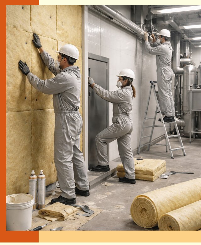 Утепление пищевого цеха под ключ в Кирове