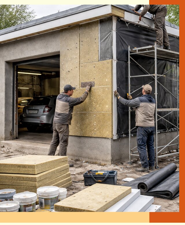 Утепление автосервиса в Кирове ппу, пеноизоляция, от 14739 руб/м2 — ТепломастерКро