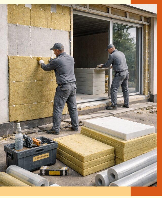 Утепление торгового павильона в Кирове от 14739 руб./м² под ключ | ТепломастерКро