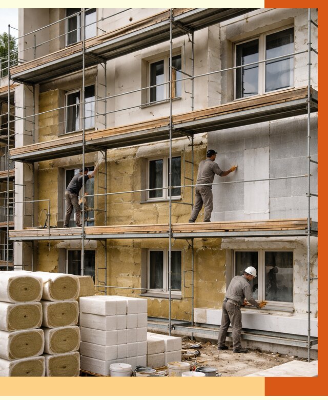 Утепление гостиницы в Кирове от 7319 руб./м2 — комплексно, ППУ, под ключ | ТепломастерКро