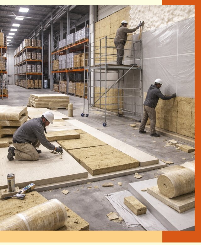 Утепление складского терминала в Кирове от 7624 руб./м² под ключ | ТепломастерКро