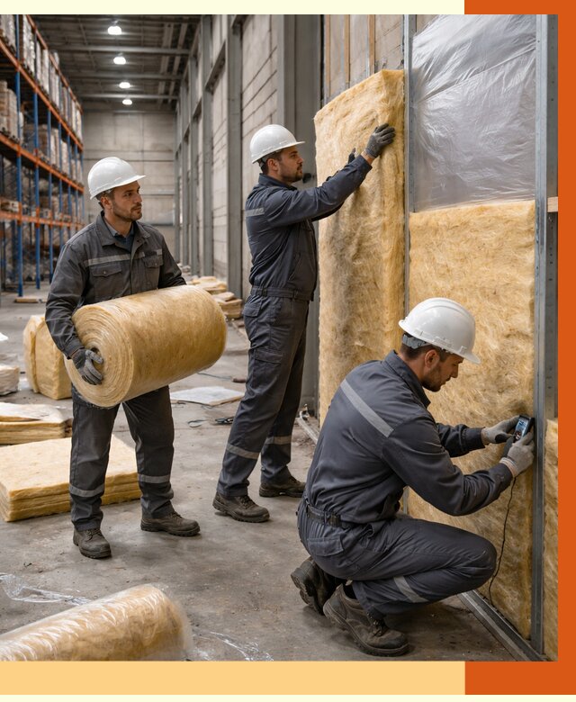 Утепление логистического центра в Кирове от 4574 руб/м² под ключ | ТепломастерКро