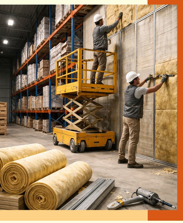 Утепление торгового склада в Кирове от 3253 руб/м2 — комплексно и под ключ | ТепломастерКро