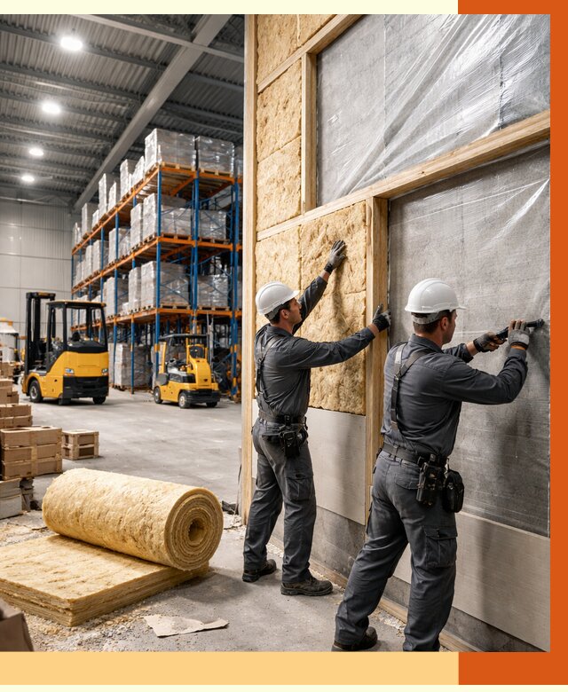 Утепление склада с техникой в Кирове от 4269 руб./м2 — комплексно под ключ | ТепломастерКро