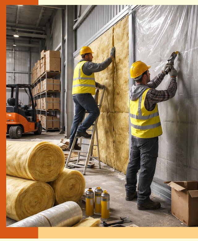 Утепление склада с техникой в Кирове под ключ