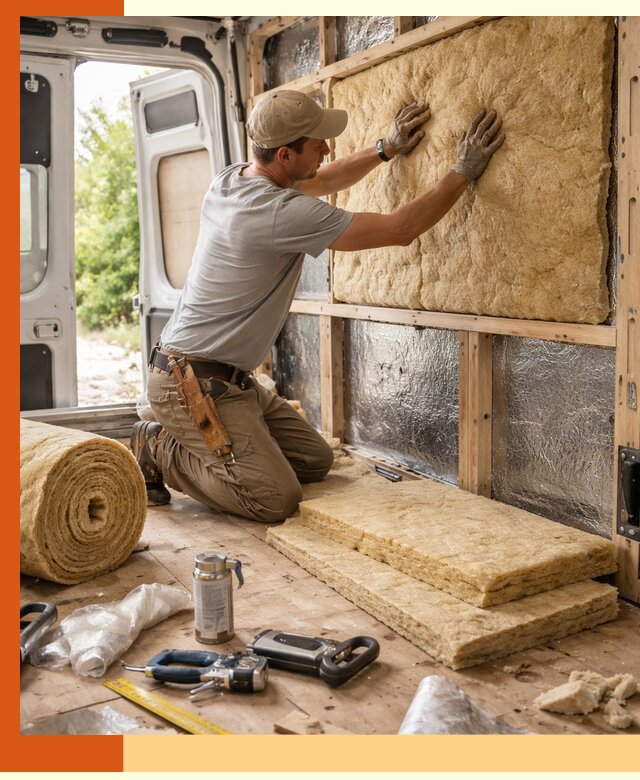 Утепление кемпера под ключ в Кирове с гарантией качества