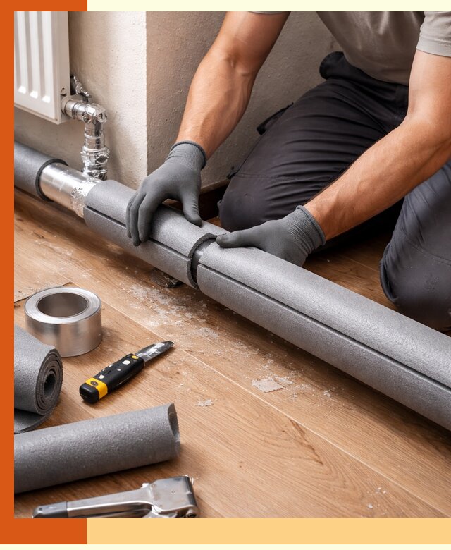 Утепление труб отопления в Кирове: теплоизоляция и защита сети