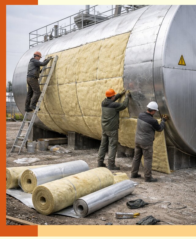 Утепление резервуаров с топливом в Кирове надежно и экономично