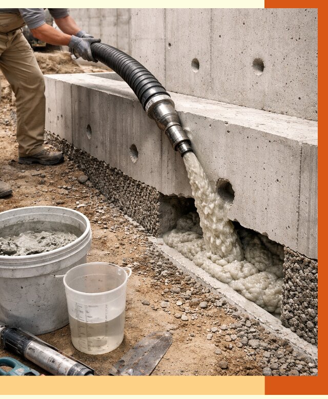 Заполнение полостей фундамента в Кирове от 6912 руб. под ключ | ТепломастерКро