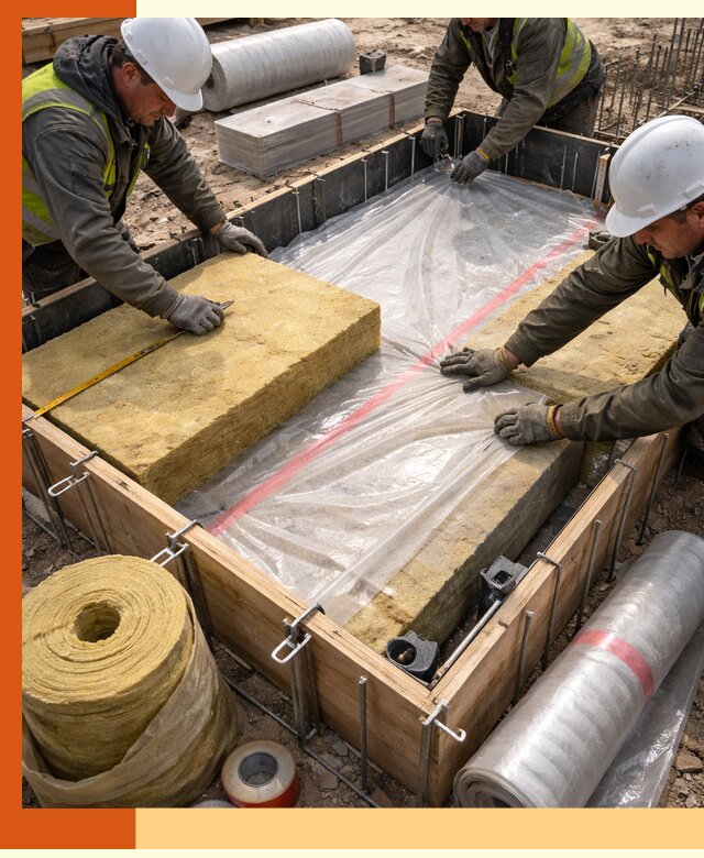 Теплоизоляция опалубки для строительства в Кирове