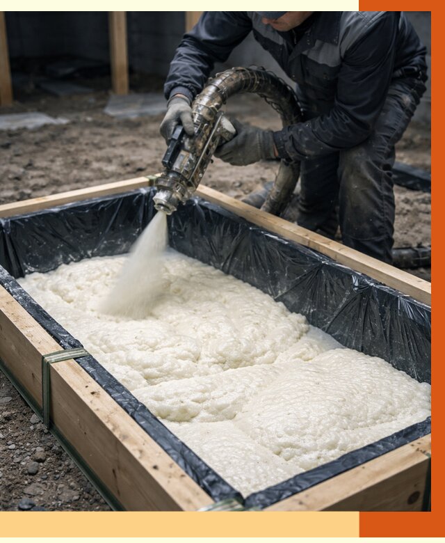 Заливка ППУ в формы в Кирове от 2541 руб. — утепление форм под ключ | ТепломастерКро