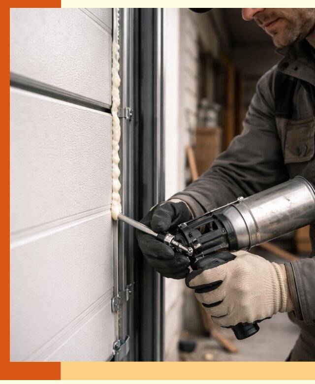 Заполнение пустот ворот в Кирове профессионально и герметично