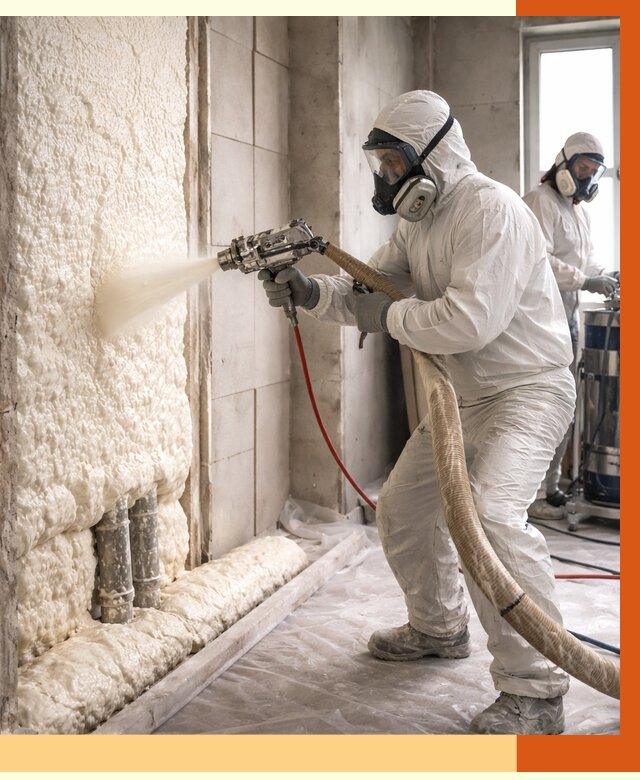 Напыление пенополиуретана в Кирове от 7624 руб./м2 — услуги и монтаж ППУ | ТепломастерКро