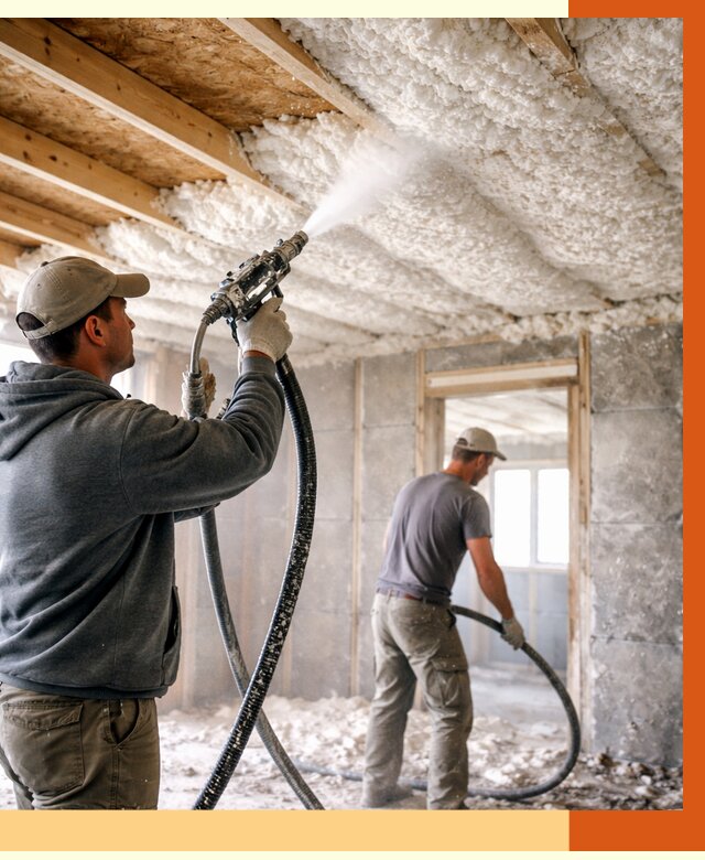 Утепление пеноизолом в Кирове от 1626 руб./м2 под ключ | ТепломастерКро