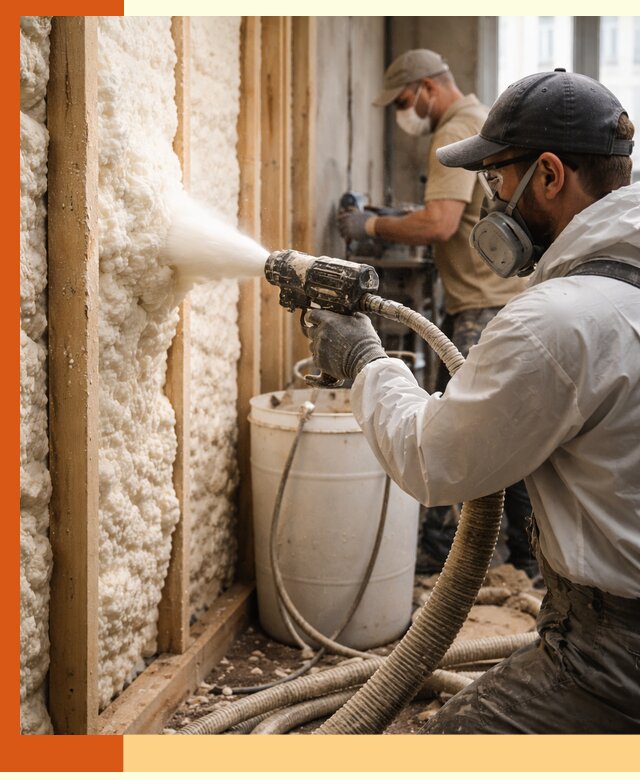 Утепление пеноизолом жилых и коммерческих объектов в Кирове