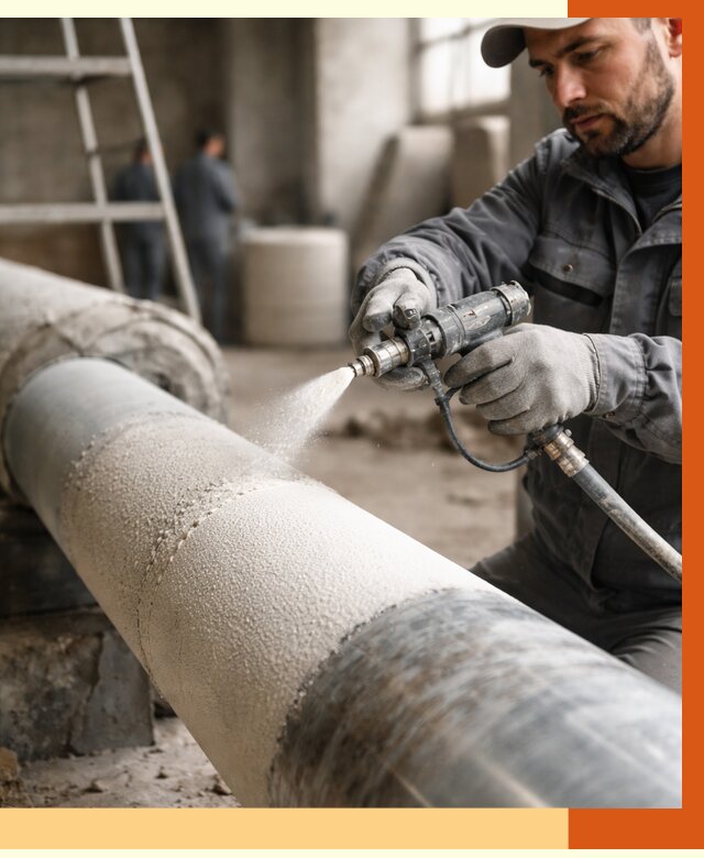 Утепление труб жидкой теплоизоляцией в Кирове от 7624 руб. под ключ | ТепломастерКро