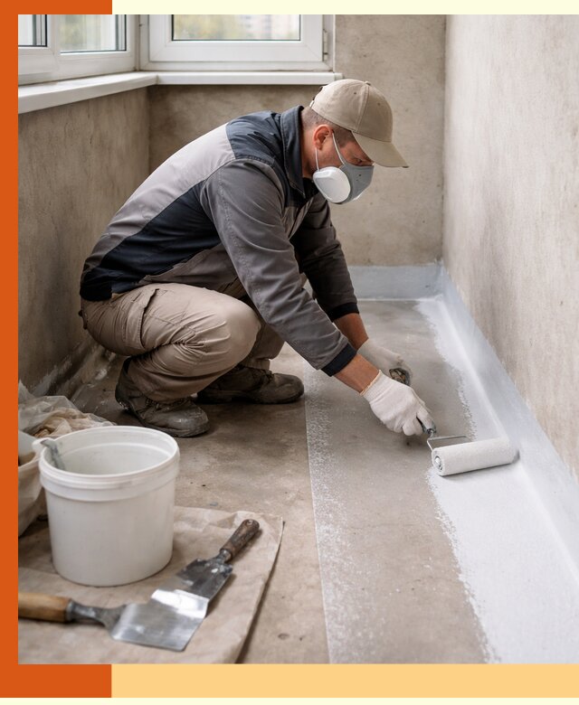 Утепление балкона жидкой теплоизоляцией в Кирове