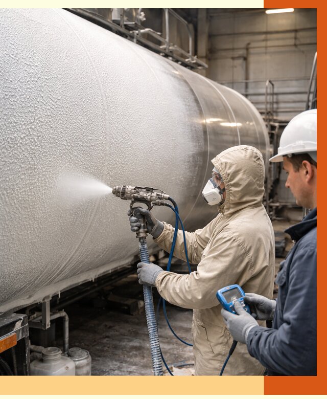 Утепление автоцистерны жидкой теплоизоляцией в Кирове от 14739 руб. под ключ | ТепломастерКро