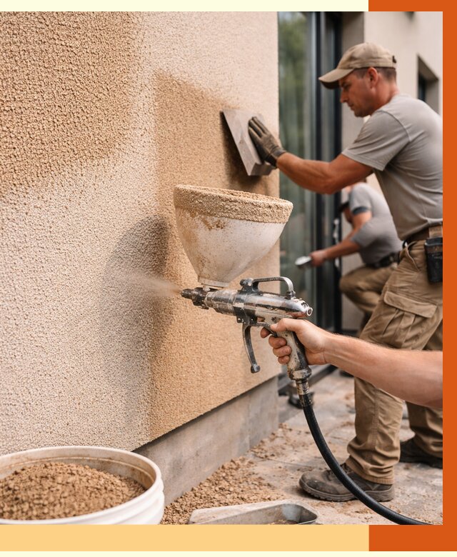 Утепление фасада жидкой пробкой в Кирове от 4879 руб./м² под ключ | ТепломастерКро