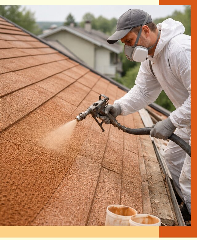 Утепление кровли жидкой пробкой в Кирове от 2745 руб./м² под ключ | ТепломастерКро