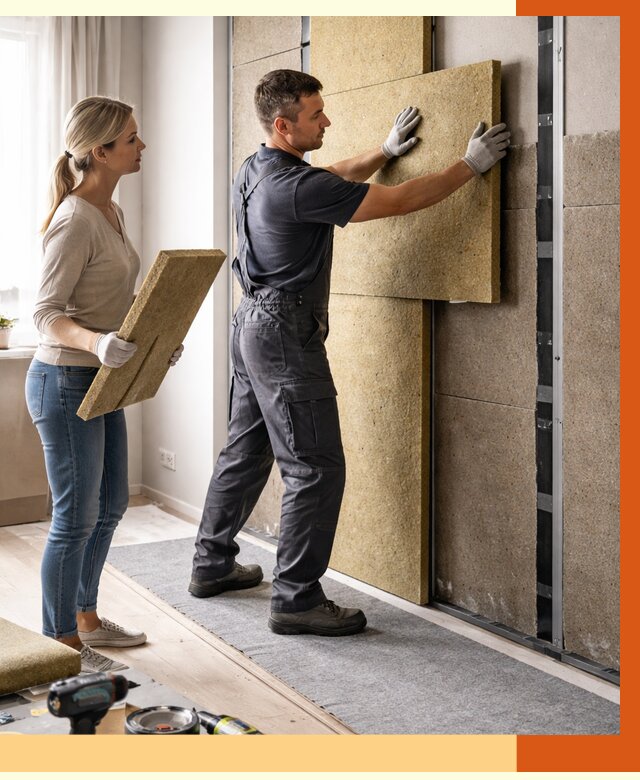 Профессиональная шумоизоляция квартиры в Кирове от 7624 руб. за м2 | ТепломастерКро