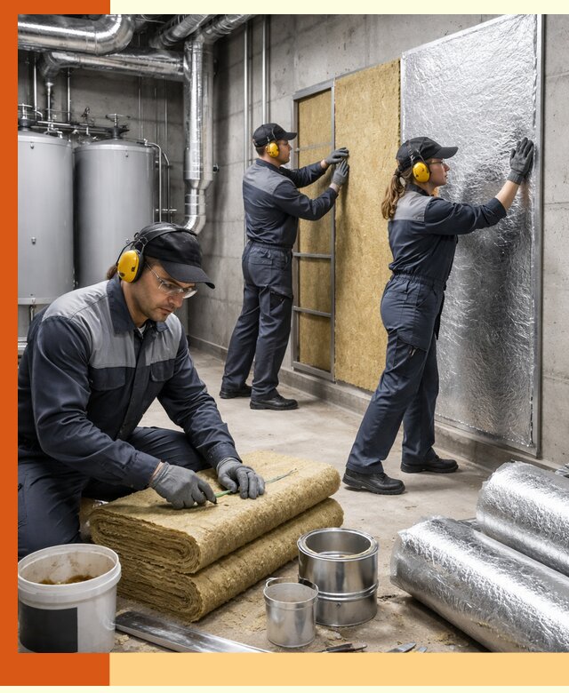 Шумоизоляция котельной в Кирове: профессиональный монтаж и материалы