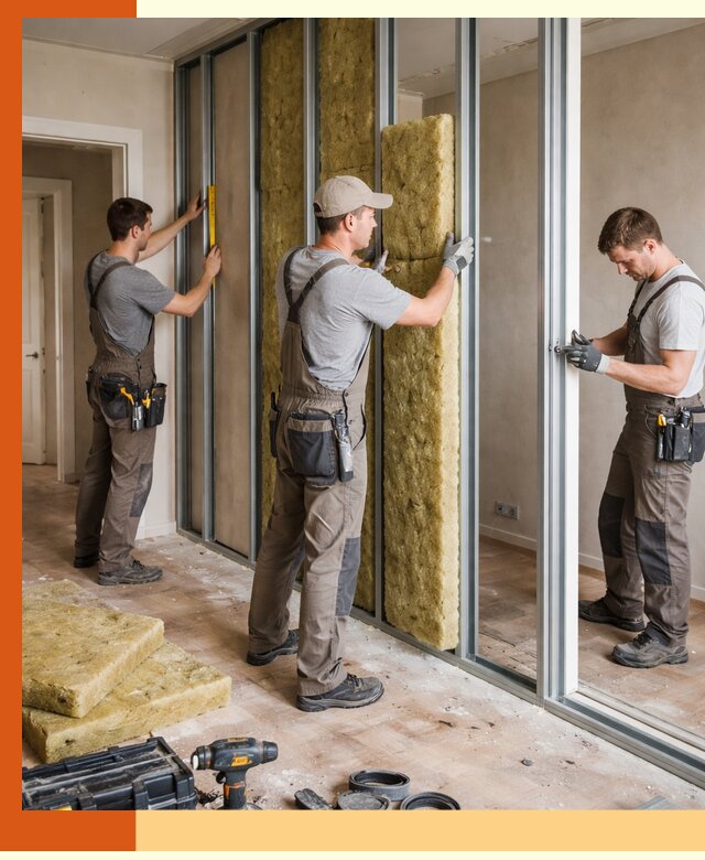 Шумоизоляция межкомнатных перегородок в Кирове эффективно и надёжно