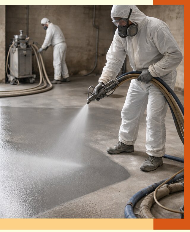 Гидроизоляция полимочевиной в Кирове от 8640 руб/м² — напыление полимерной гидроизоляции | ТепломастерКро