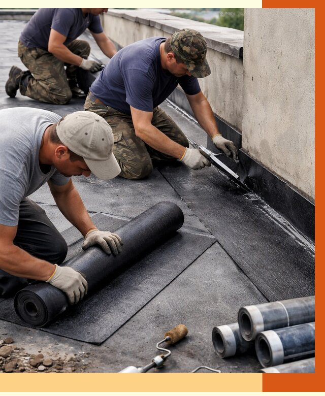 Гидроизоляция кровли в Кирове от 4574 руб. — профессиональная гидроизоляция крыши | ТепломастерКро