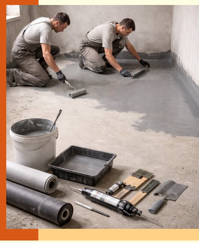 Гидроизоляция пола в Кирове — надежная защита от влаги и протечек