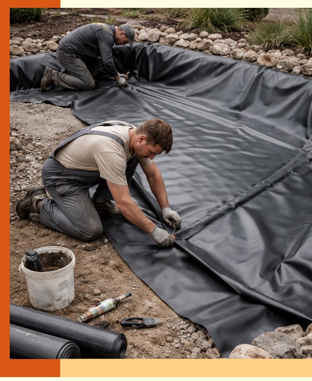 Гидроизоляция пруда в Кирове: надежная защита и герметизация