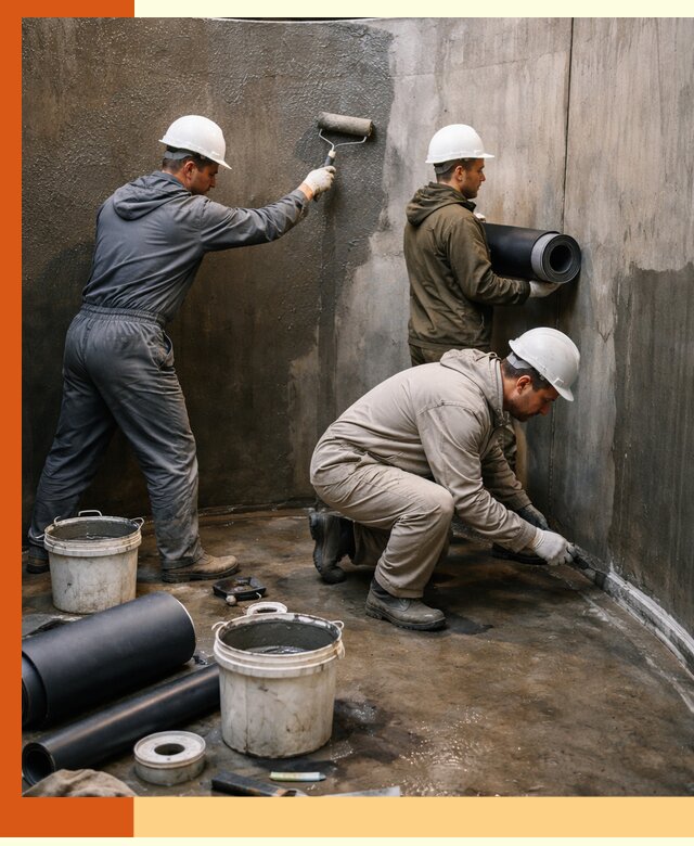 Гидроизоляция резервуара профессионально в Кирове